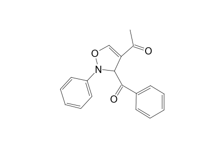 Ethanone, 1-(3-benzoyl-2,3-dihydro-2-phenyl-4-isoxazolyl)-