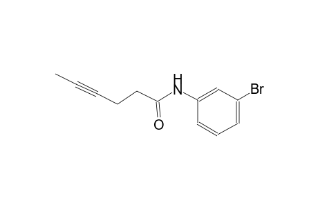 N-(3-bromophenyl)-4-hexynamide