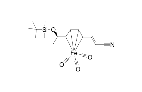 (4S,7R,8R,2E,4E,6E)-Tricarbonyliron[(.eta.4-7)-8-tert-butyldimethylsiloxy-2,4,6-nonatrienenitrile