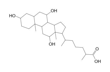Cholestan-26-oic acid, 3,7,12-trihydroxy-, (3.alpha.,5.beta.,7.alpha.,12.alpha.)-