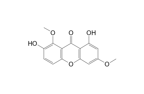 1,6-Dimethoxy-2,8-bis(oxidanyl)xanthen-9-one