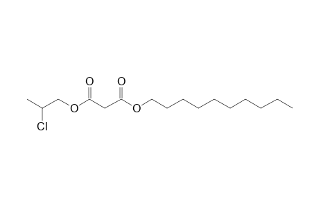 Malonic acid, 2-chloropropyl decyl ester