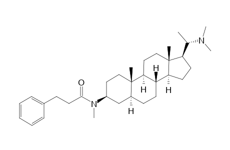 20-(N,N-Dimethylamino)-3.beta.-[N-(3'-phenylpropyl)]-N-(methylamido))-pregnane
