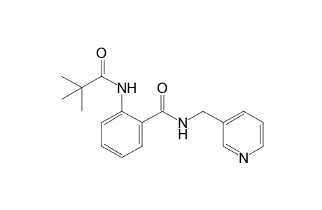 2,2-dimethyl-2'-{[(3-pyridyl)methyl]carbamoyl}propionanilide