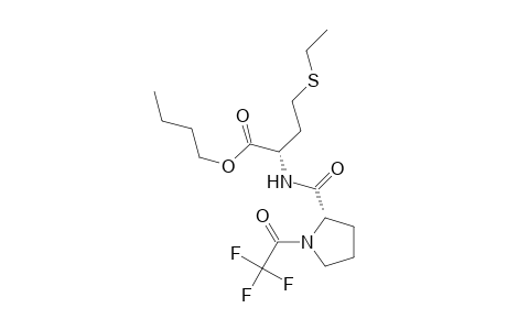 N-Tfa-L-prolylethionine butyl ester
