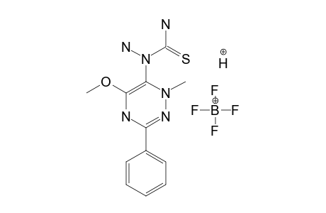 6-(1-AMINOTHIOUREIDO)-5-METHOXY-1-METHYL-3-PHENYL-1,4-DIHYDRO-1,2,4-TRIAZINE