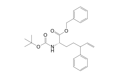 Benzyl (2S,5RS)-2-tert-Butoxycarbonylamino-5-phenylhept-6-enoate