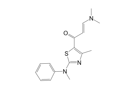 3-Dimethylamino-1-[4-methyl-2-(methyl-phenyl-amino)-thiazol-5-yl]-prop-2-en-1-one