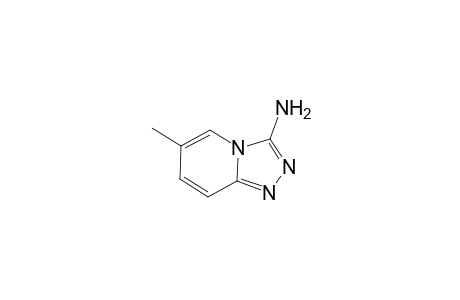 s-Triazolo[4,3-a]pyridine, 3-amino-6-methyl-