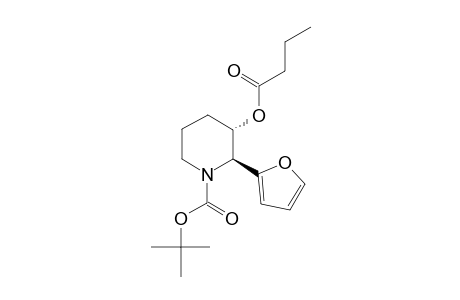 (+)-(S,S)-TERT.-BUTYL-3-(BUTYRYLOXY)-2-(FURAN-2-YL)-PIPERIDINE-1-CARBOXYLATE