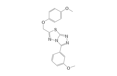 6-[(4-methoxyphenoxy)methyl]-3-(3-methoxyphenyl)[1,2,4]triazolo[3,4-b][1,3,4]thiadiazole