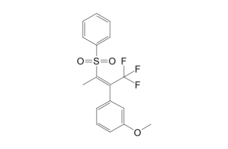 (Z)-2-(3-Methoxyphenyl)-3-(phenylsulfonyl)-1,1,1-trifluorobut-2-ene