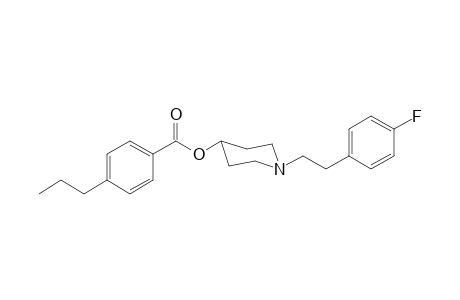 1-[2-(4-Fluorophenyl)ethyl]piperidin-4-yl-4-propyl benzoate