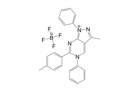 3-Methyl-1,5-diphenyl-6-(4-methylphenyl)-1H-pyrazolo[3,4-d]pyrimidinium tetrafluoroborate