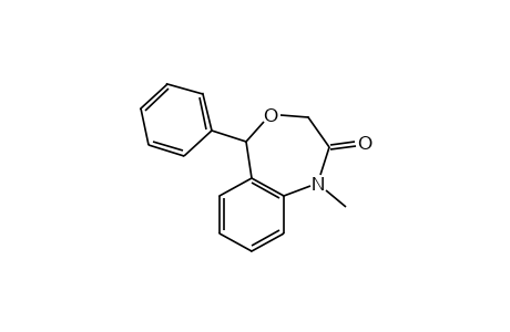 4,1-BENZOXAZEPIN-2/3H/-ONE, 1,5-DI- HYDRO-1-METHYL-5-PHENYL-,