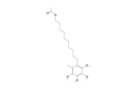 10-(2,3,4,5-tetramethoxy-6-methyl-phenyl)decyl acetate