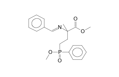 METHYL 4-(PHENYLMETHOXYPHOSPHORYL)-2-METHYL-2-BENZYLIDENAMINOBUTANOATE(ISOMERS MIXTURE)