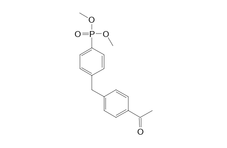 Dimethyl 4-(p-acetylbenzyl)phenyl-1-phosphite