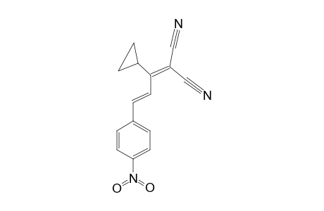 Malonodinitrile, 2-[1-cyclopropyl-3-(4-nitrophenyl)prop-2-enylideno]-