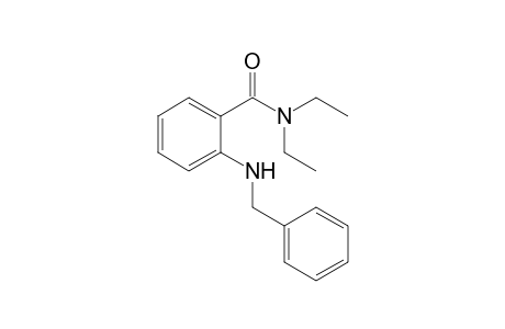 N,N-diethyl-2-[(phenylmethyl)amino]benzamide