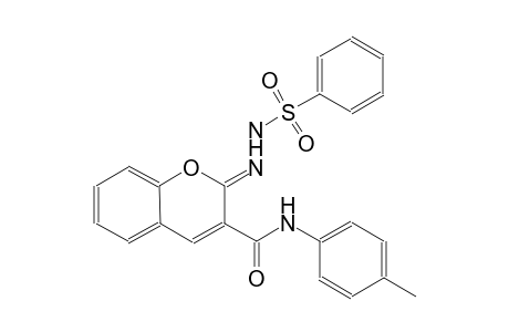 benzenesulfonic acid, 2-[(2Z)-3-[[(4-methylphenyl)amino]carbonyl]-2H-1-benzopyran-2-ylidene]hydrazide