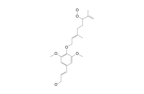 (E)-4-(6-HYDROPEROXY-3,7-DIMETHYLOCTA-2,7-DIENYLOXY)-SYRINGENIN