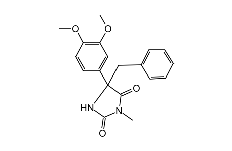 5-BENZYL-5-(3,4-DIMETHOXYPHENYL)-3-METHYLHYDANTOIN