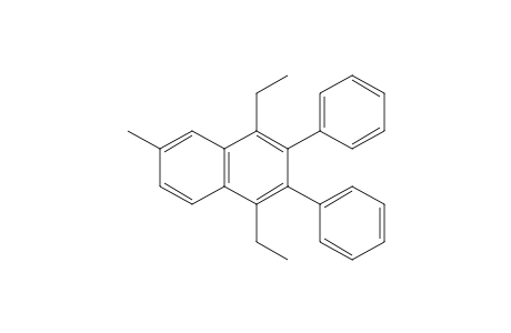 1,4-diethyl-2,3-diphenyl-7-methylnaphthalene