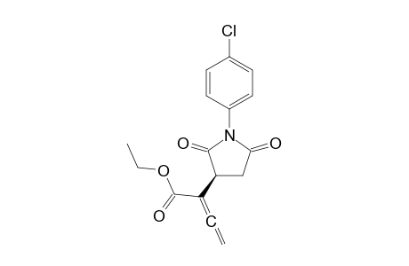 (S)-ethyl 2-(1-(4-chlorophenyl)-2,5-dioxopyrrolidin-3-yl)buta-2,3-dienoate