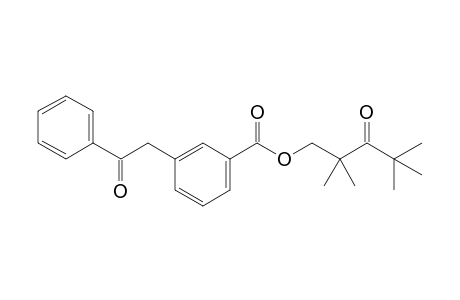 3-(Benzoylmethyl)benzoic acid 2,2,4,4-tetramethyl-3-oxopentyl ester