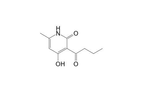 2(1H)-Pyridone, 3-butyryl-4-hydroxy-6-methyl-