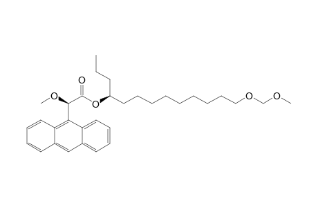 (R)-14,16-Dioxa-4-heptadecyl-(S)-(+)-.alpha.-methoxy-.alpha.-(9-anthryl)acetate