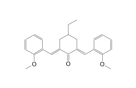 cyclohexanone, 4-ethyl-2,6-bis[(2-methoxyphenyl)methylene]-, (2E,6E)-