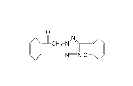 2-[5-(6-chloro-o-tolyl)-2H-tetrazol-2-yl]acetophenone