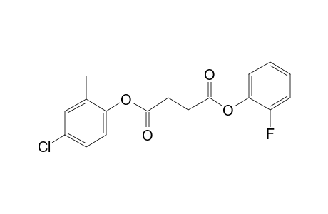 Succinic acid, 2-fluorophenyl 4-chloro-2-methylphenyl ester