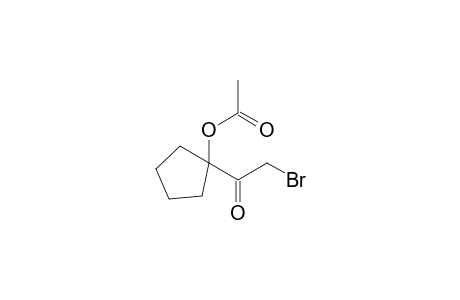 1-(2-Bromoacetyl)cyclopentyl acetate