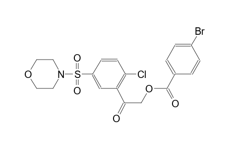 benzoic acid, 4-bromo-, 2-[2-chloro-5-(4-morpholinylsulfonyl)phenyl]-2-oxoethyl ester