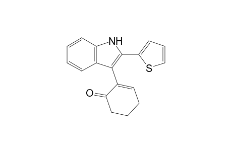 2-(2-Thien-2-yl-1H-indol-3-yl)cyclohex-2-en-1-one