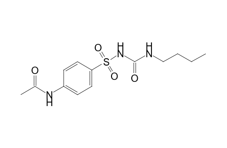1-(N-acetylsulfanilyl)-3-butylurea