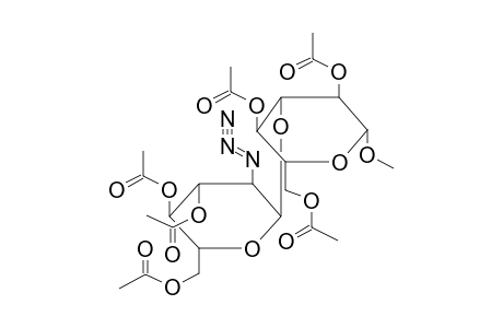 METHYL-2,4,6-TRI-O-ACETYL-3-O-(2-AZIDO-3,4,6-TRI-O-ACETYL-2-DEOXY-ALPHA-D-GLUCOPYRANOSYL)-BETA-D-GLUCOPYRANOSIDE