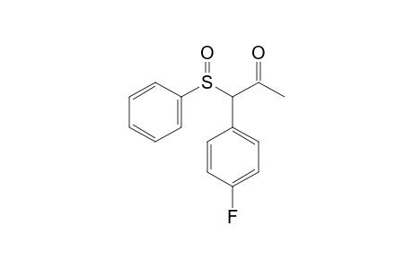 1-(4-Fluorophenyl)-1-(phenylsulfinyl)-2-propanone