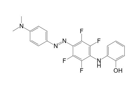 2-{4-[4-(Dimethylamino)phenylazo]-2,3,5,6-tetrafluorophenylamino}phenol