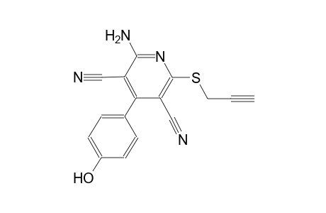 2-amino-4-(4-hydroxyphenyl)-6-(2-propynylsulfanyl)-3,5-pyridinedicarbonitrile