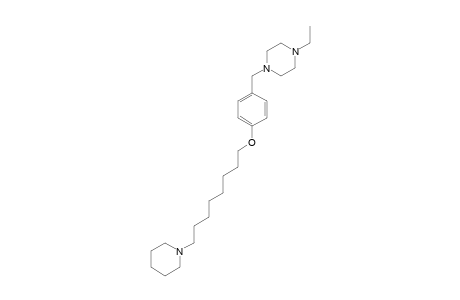 1-ETHYL-4-[4-[8-(PIPERIDIN-1-YL)-OCTYLOXY]-BENZYL]-PIPERAZINE