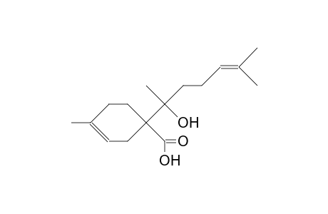 (1R,1'R)-1-(1',5'-Dimethyl-1'-hydroxy-4'-hexen-1'-yl)-4-methyl-3-cyclohexene-1-carboxylic acid