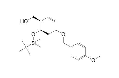 (2R)-2-((1R)-1-{[tert-butyl(dimethyl)silyl]oxy}-3-[(4-methoxybenzyl)oxy]propyl}but-3-en-1-ol
