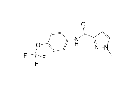 1-methyl-N-[4-(trifluoromethoxy)phenyl]-1H-pyrazole-3-carboxamide
