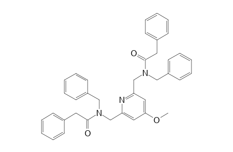 N-benzyl-N-[[6-[[benzyl-(2-phenylacetyl)amino]methyl]-4-methoxy-2-pyridyl]methyl]-2-phenyl-acetamide
