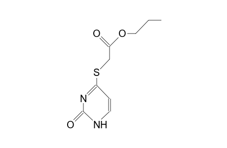 4-Propoxycarbonylmethylthio-uracil