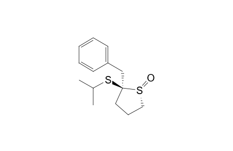 (1R,2R)-2-(phenylmethyl)-2-(propan-2-ylthio)thiolane 1-oxide